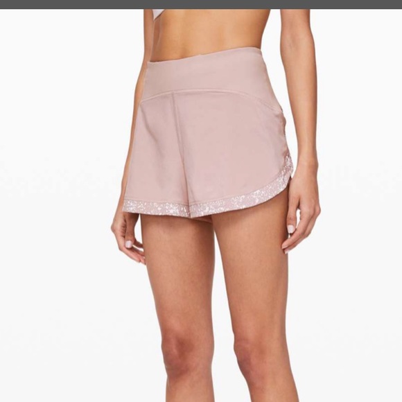 lululemon athletica Pants - Lululemon Run the Line Short *Reflective 3”